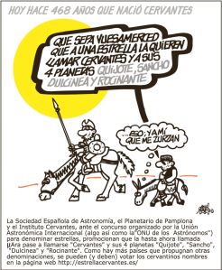 nacimiento de cervantes